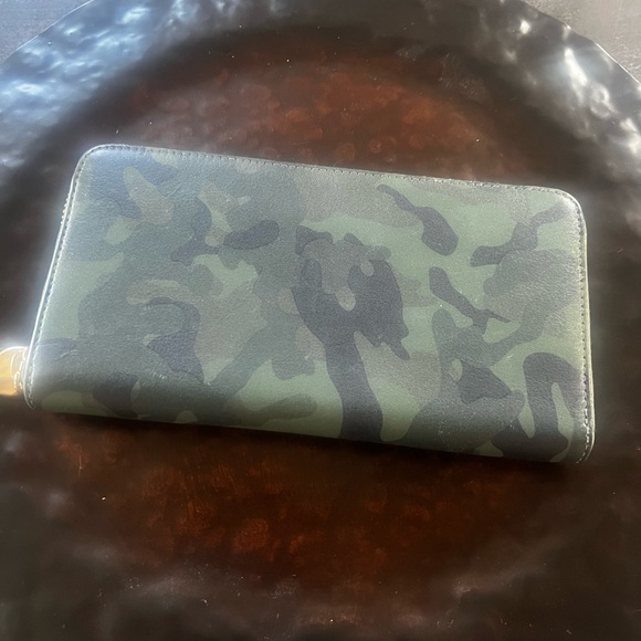 Camouflage Pattern Zip Wallet by Mark & Graham - Picture 1 of 5